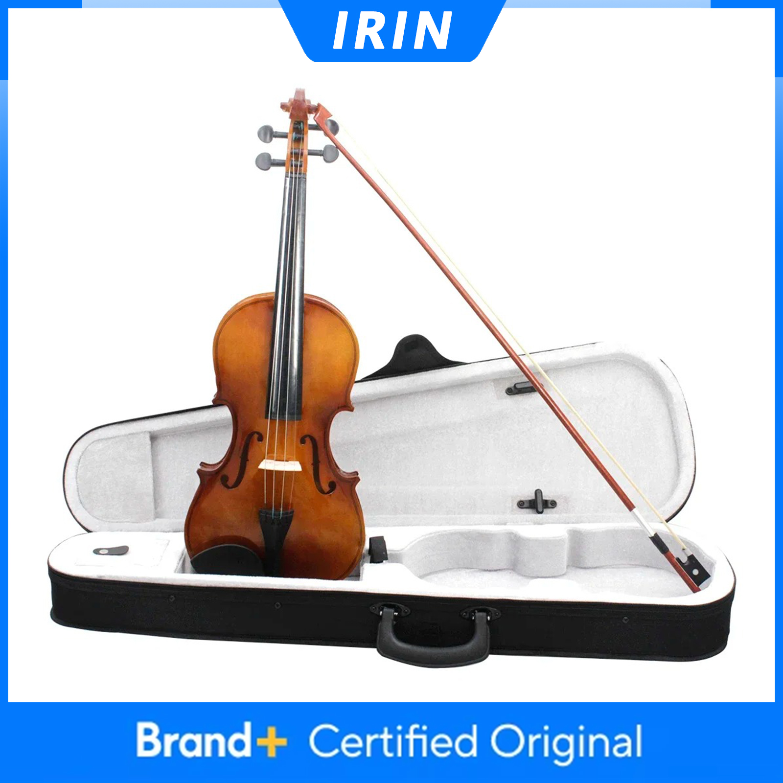 Musical Instrument Fiddle - IRIN 4/4 Violin Vintage Style Acoustic