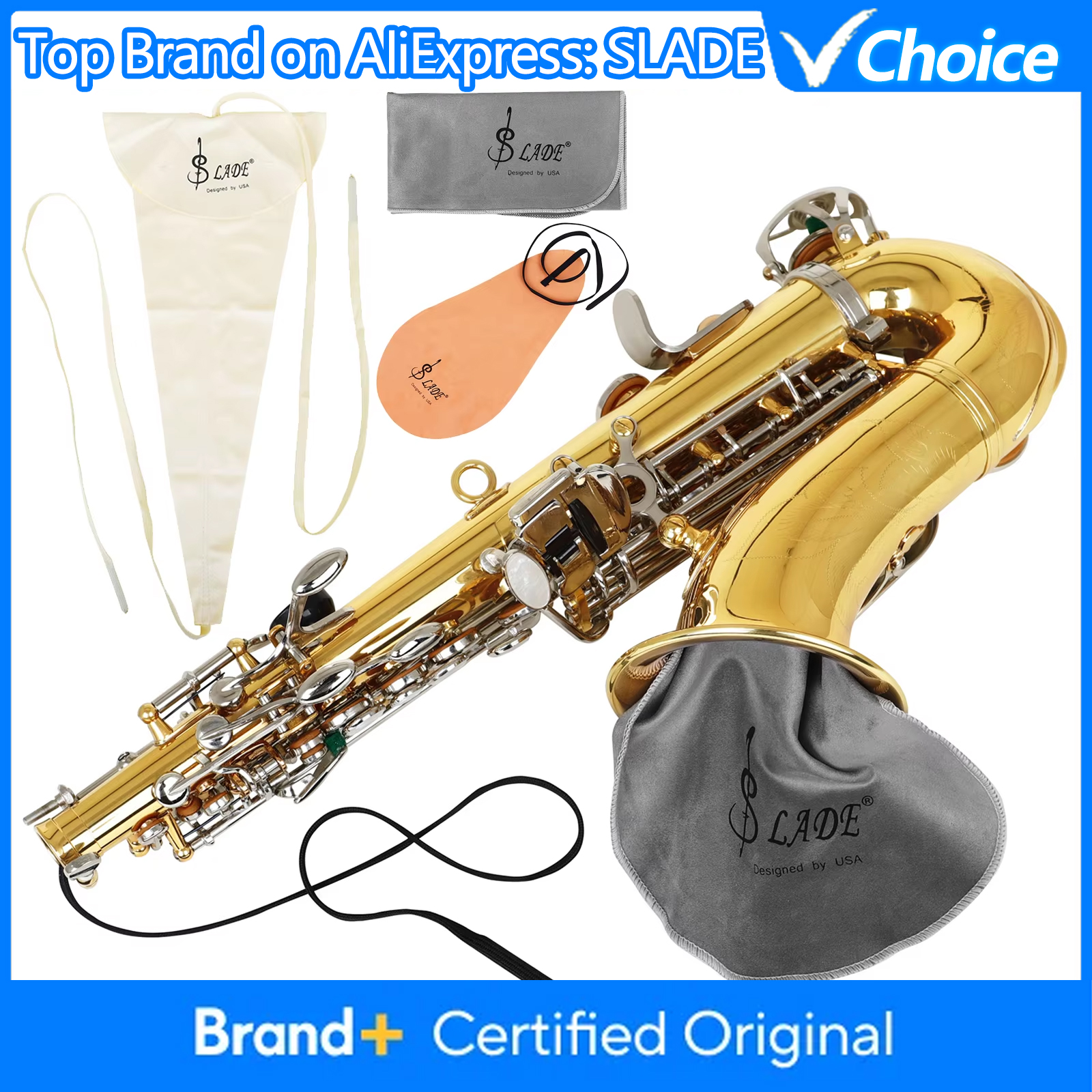 Musical Instrument Ending In A - SLADE Saxophone Cleaning Wipes Sets Knitted