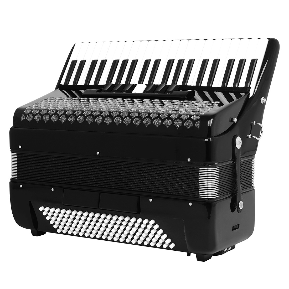 Musical Instruments Names - 41-key 120 Bass 3-Reed Adult Accordion