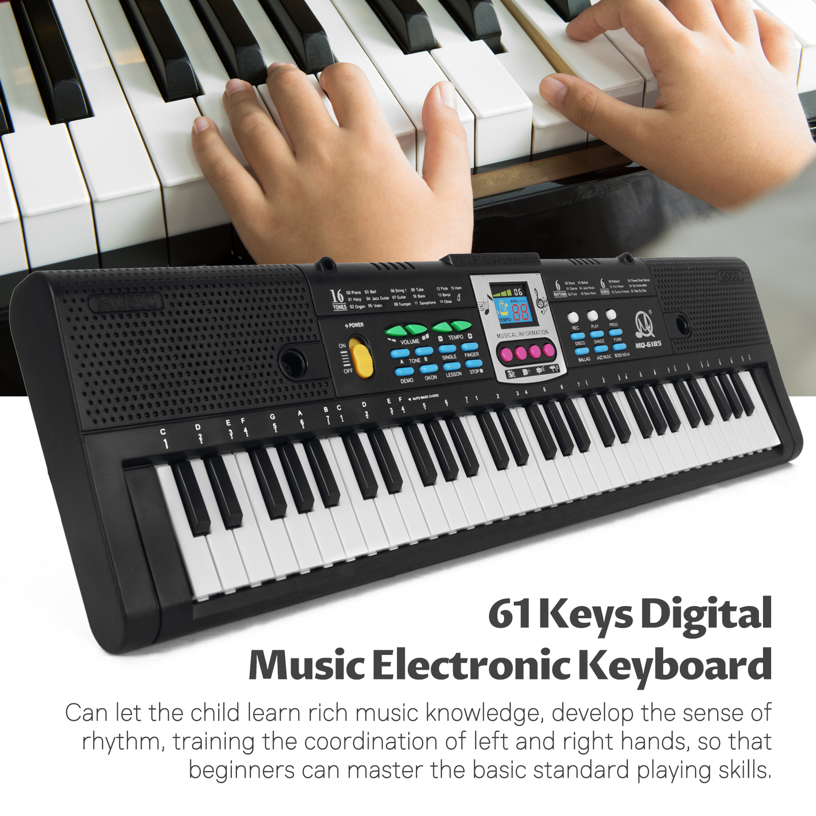 61 Keys Digital Music Electron – Musical Instruments Names recenzja i cena