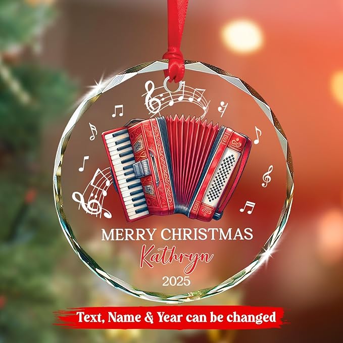 Accordion Lover Christmas Orna – Musical Instruments Names recenzja i cena