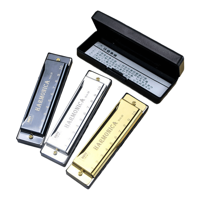 1PC 10 Holes Harmonica Metal M – Musical Instruments Names recenzja i cena