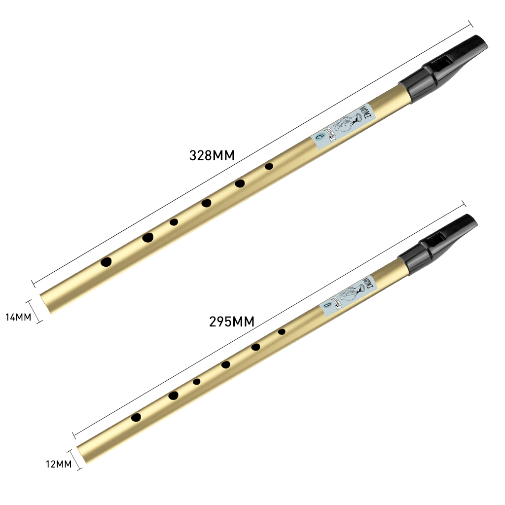 NAOMI Tin Whistle D Key Brass  – Penny Whistle D recenzja i cena