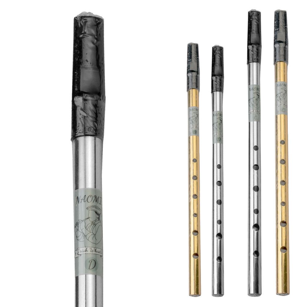 NAOMI Tin Whistle D Key Brass  – Penny Whistle D recenzja i cena