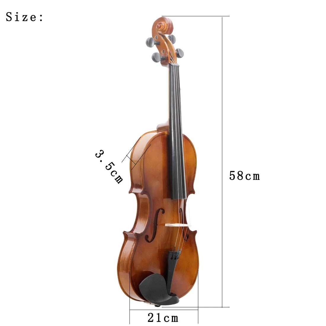 IRIN 4/4 Violin Vintage Style  – Musical Instrument Fiddle recenzja i cena