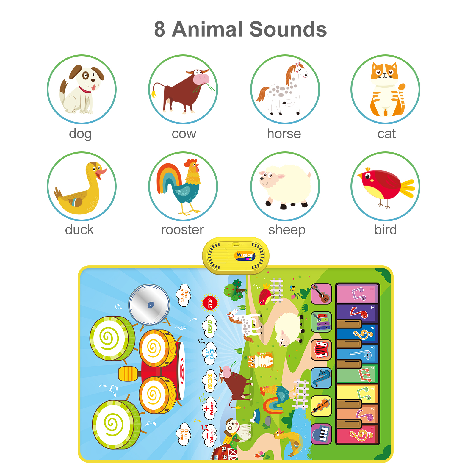80x50cm Toddler Musical Piano  – Musical Instruments Names recenzja i cena