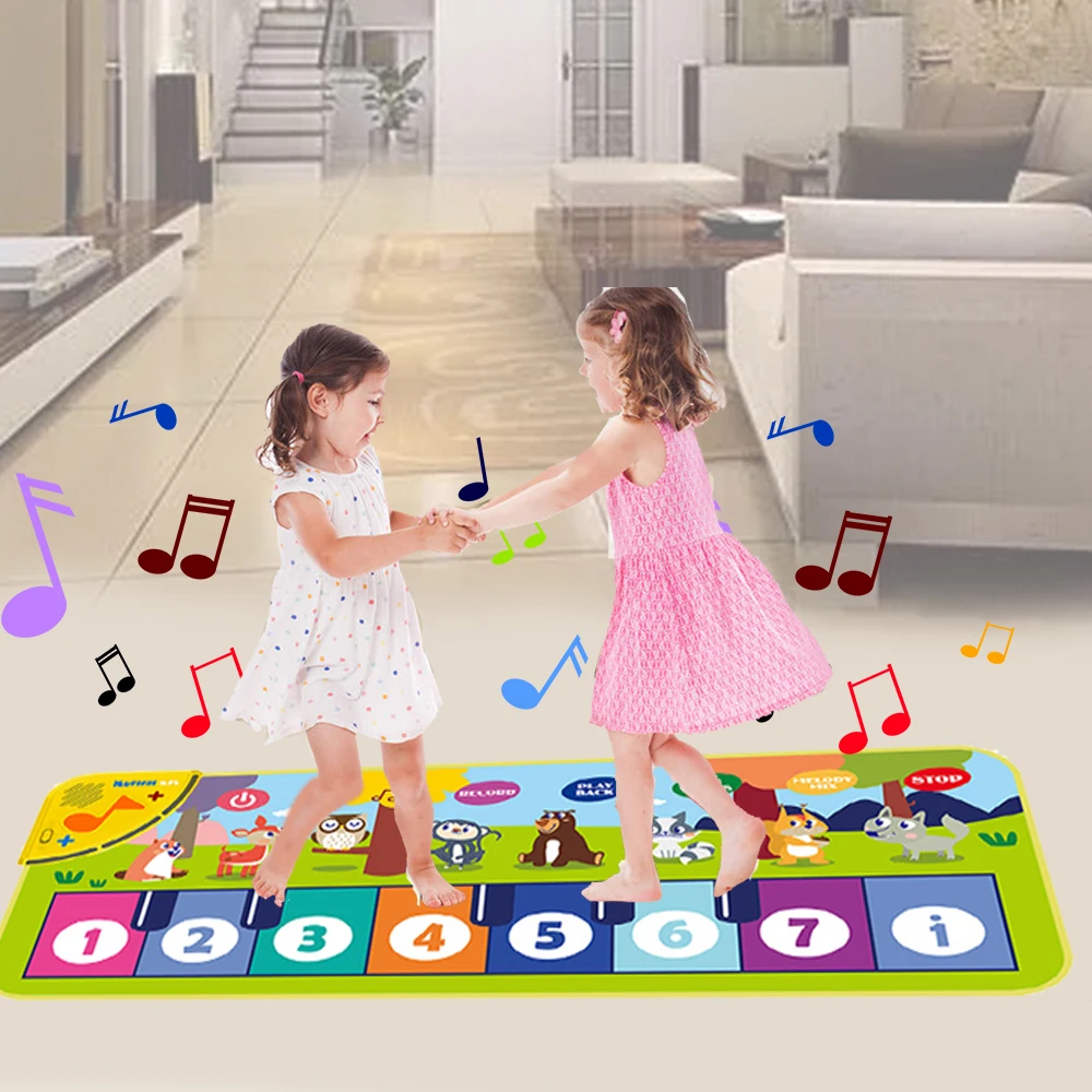 Piano Mat for Kids Kids Toddle – Musical Instruments Names recenzja i cena