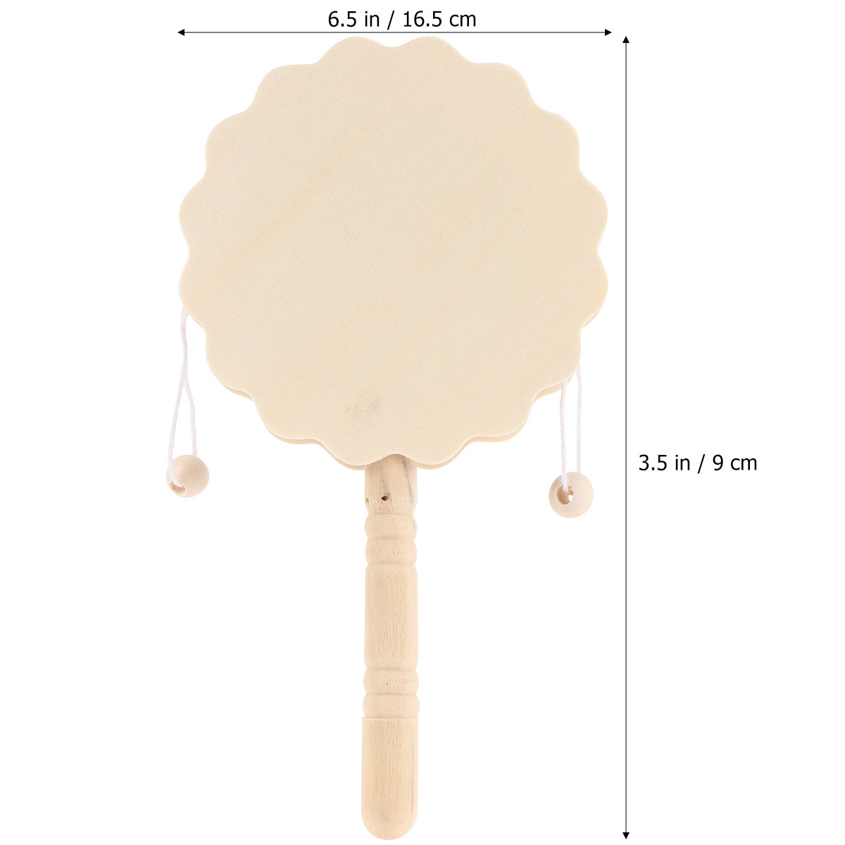 5Pcs Rattle Drum DIY Wooden Un – A Musical Instrument You Shake recenzja i cena