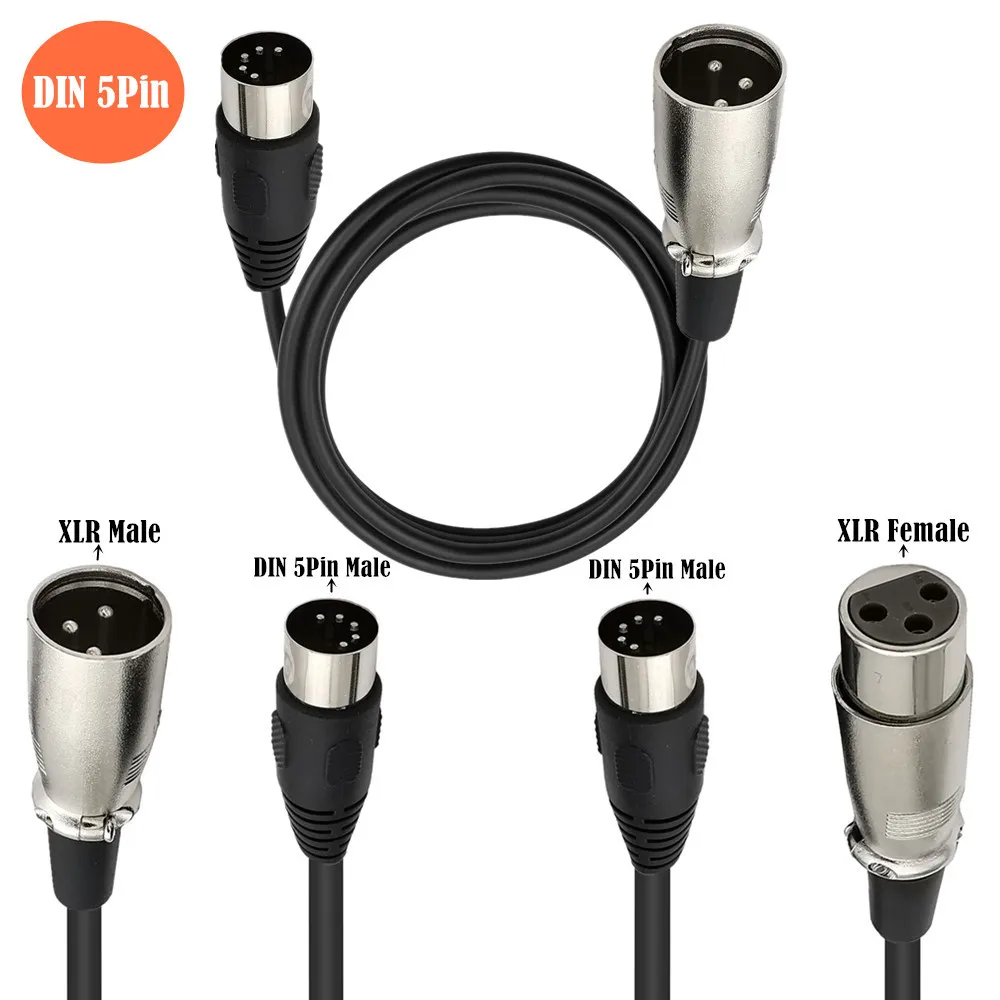 MIDI To XLR Adapter Cable DIN  – Musical Instrument Video recenzja i cena