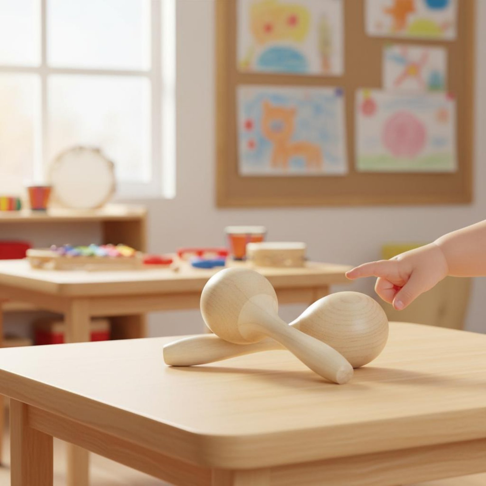 2 Pieces Wooden Maraca Educati – A Musical Instrument You Shake recenzja i cena