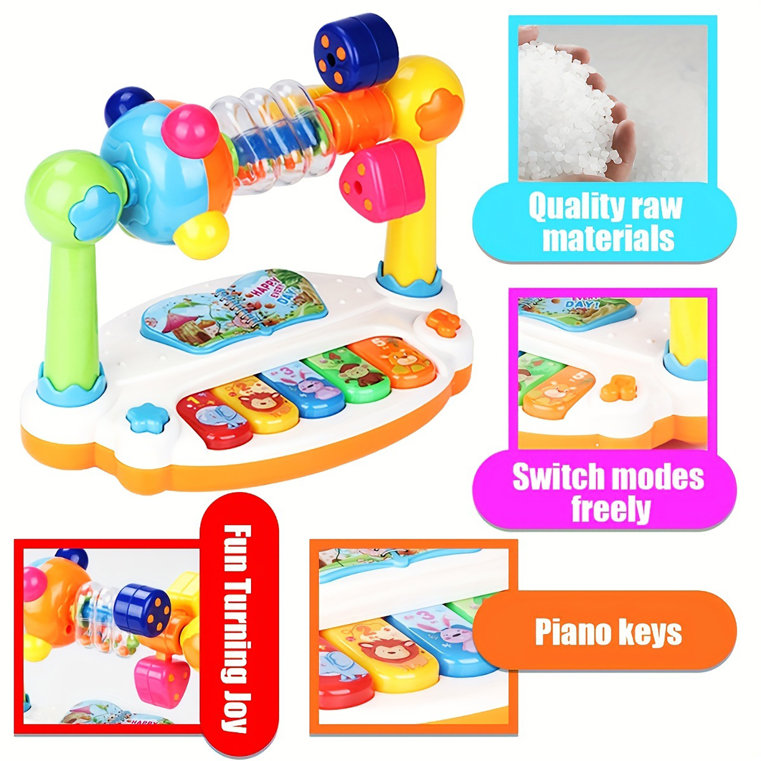 Children's multifunctional ele – A Musical Instrument You Shake recenzja i cena