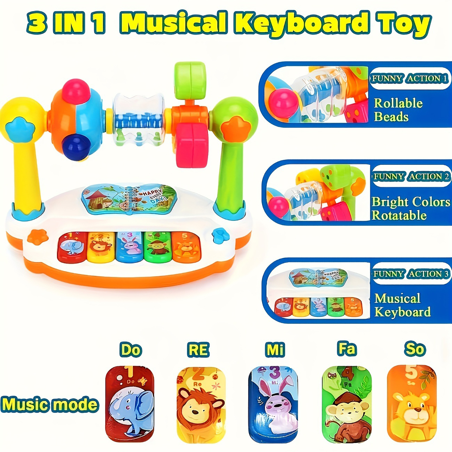 Children's multifunctional ele – A Musical Instrument You Shake recenzja i cena