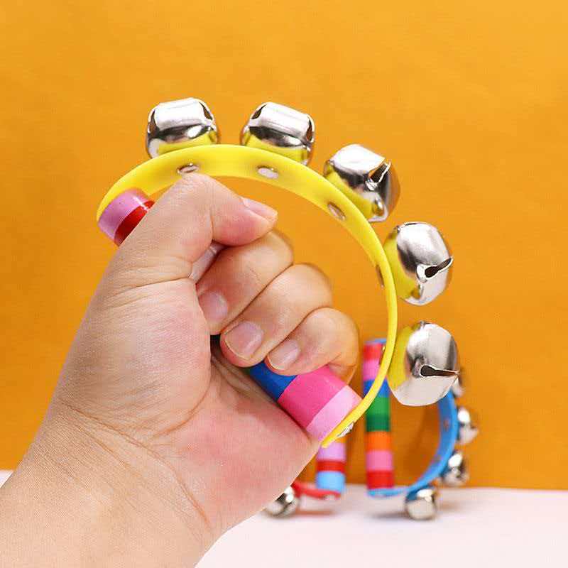 Rainbow Hand Jingle Bells Wood – A Musical Instrument You Shake recenzja i cena
