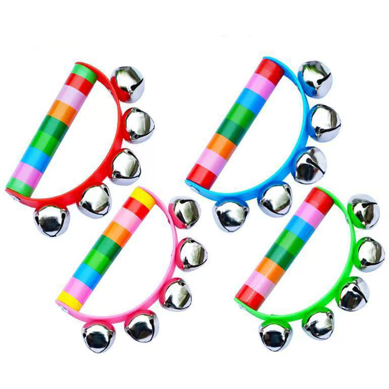 Rainbow Hand Jingle Bells Wood – A Musical Instrument You Shake recenzja i cena