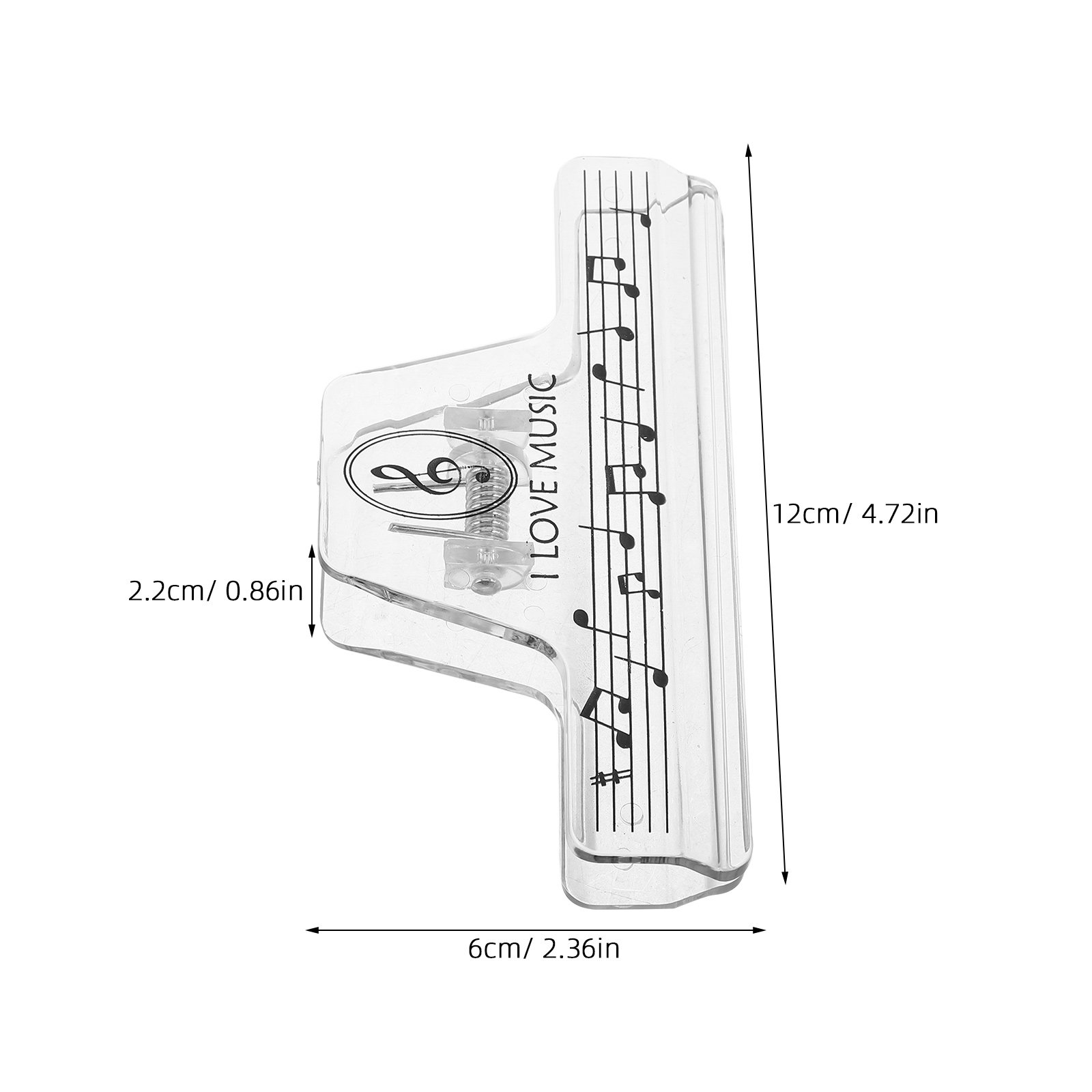 2Pcs Transparent Plastic Music – Musical Instrument Book recenzja i cena