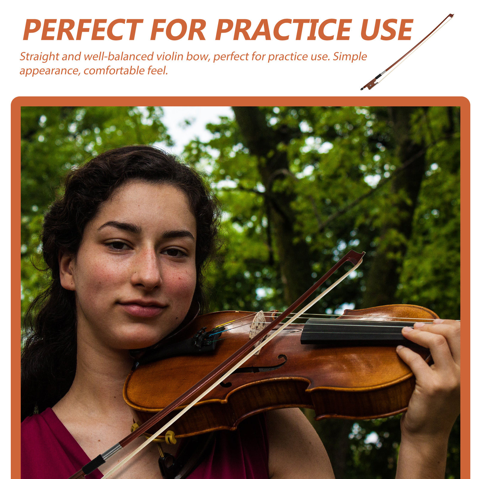 Violin Bow Practice Small Repl – Musical Instrument Fiddle recenzja i cena