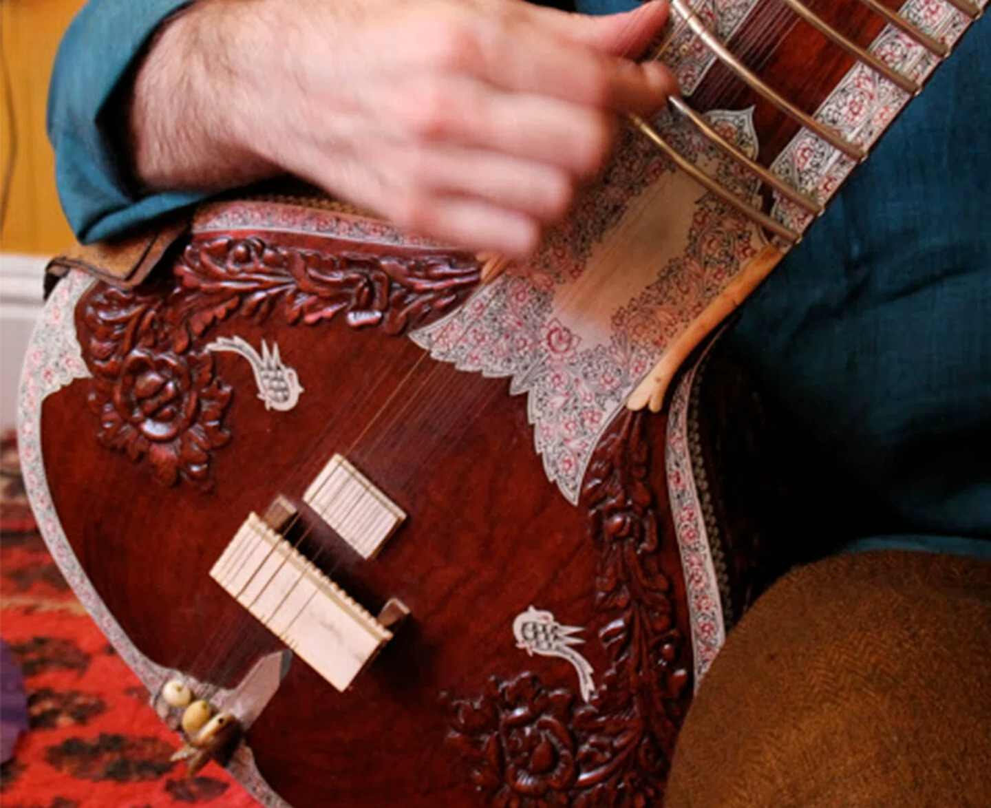 Indian sitar classical hand-ca – Musical Instrument Sitar recenzja i cena