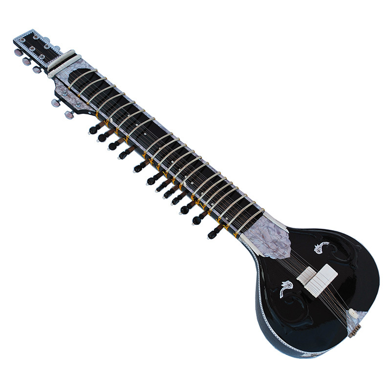 Indian sitar classical hand-ca – Musical Instrument Sitar recenzja i cena
