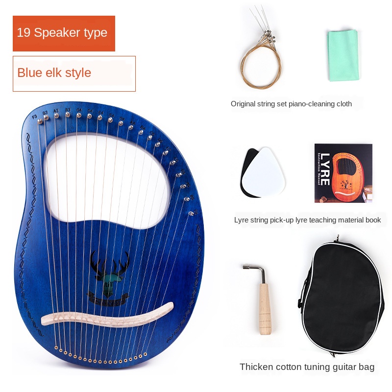 19 string Leia piano small har – Musical Instrument Easy To Learn recenzja i cena