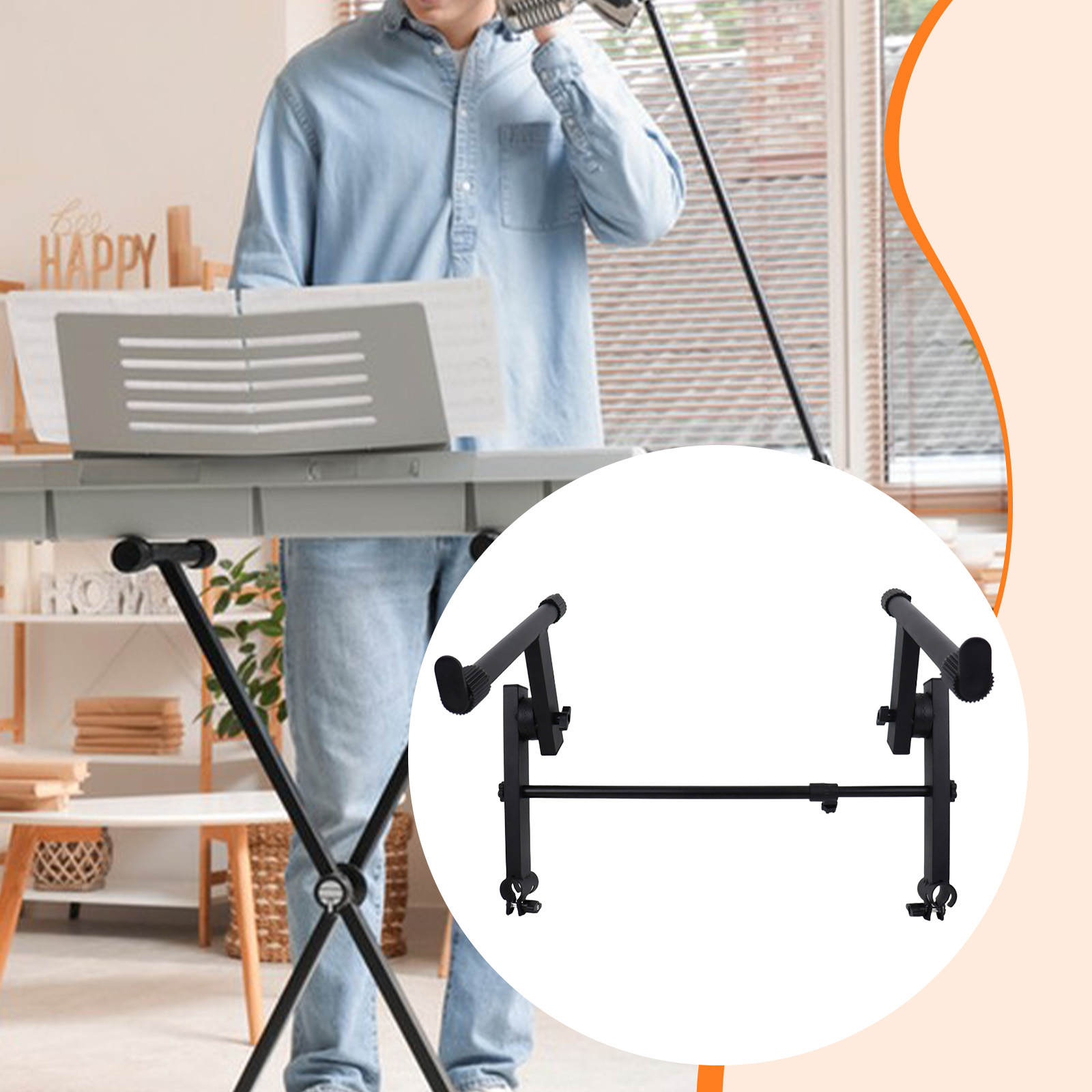 Metal Electric Piano Rack 2 Ti – Musical Instruments Names recenzja i cena