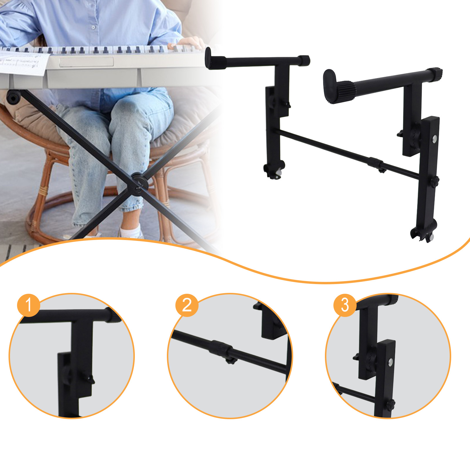 Metal Electric Piano Rack 2 Ti – Musical Instruments Names recenzja i cena