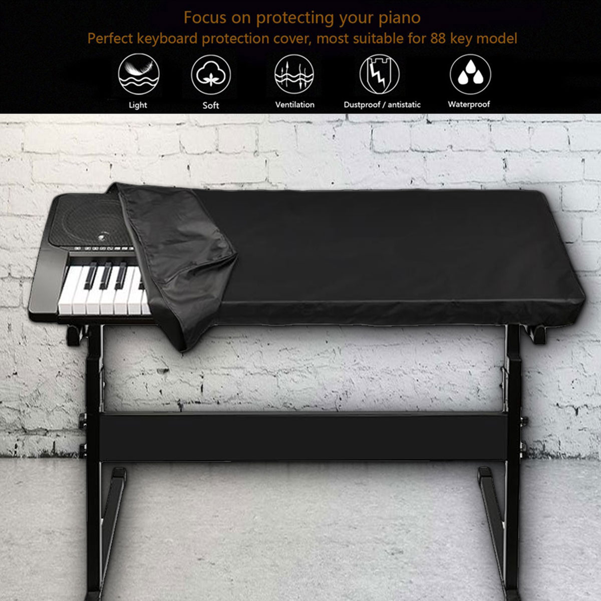 61/88-Key Electronic Piano Cov – Musical Instruments Names recenzja i cena