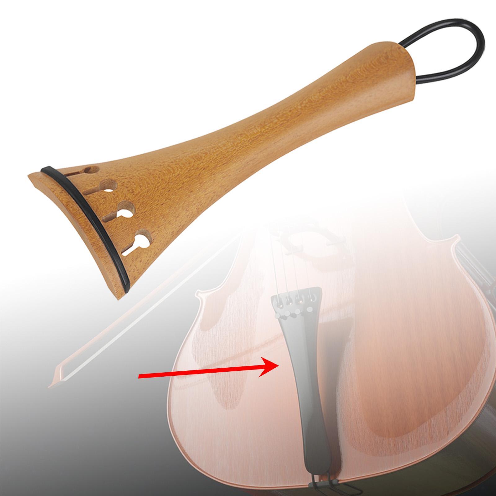 Wood Violin Tailpiece Fiddle L – Musical Instrument Fiddle recenzja i cena