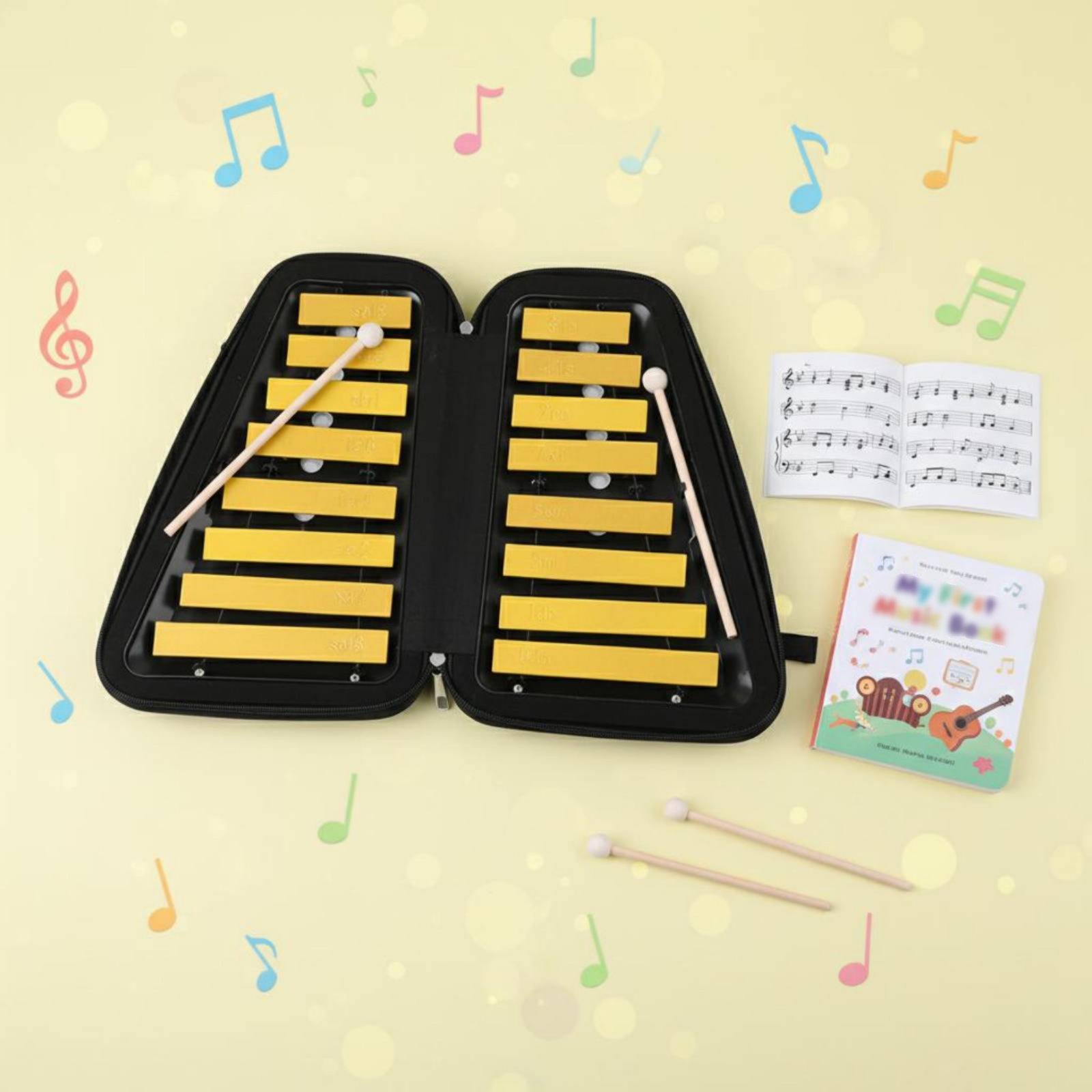 16-Note Aluminum Xylophone Han – Musical Instrument Easy To Learn recenzja i cena