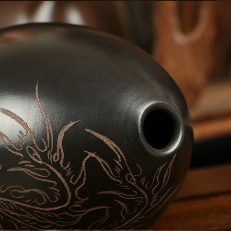 8 Holes Ocarina Black Portable – Musical Instrument Xun recenzja i cena