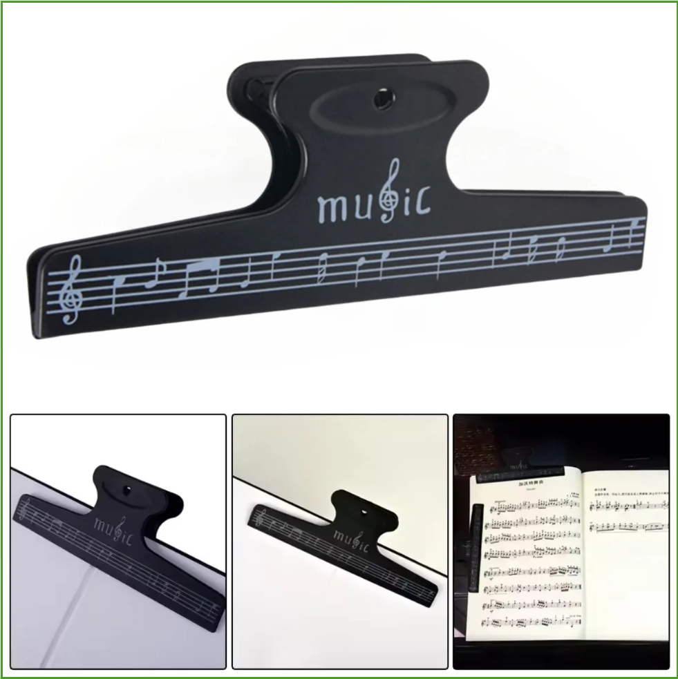 Sheet Music Clips Book Page No – Musical Instrument Book recenzja i cena