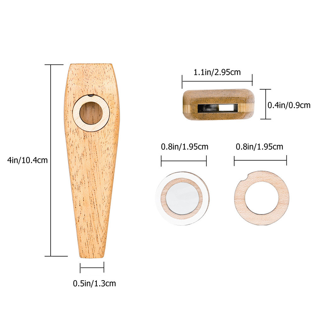 1Set Wooden Kazoo Musical Inst – Musical Instrument Easy To Learn recenzja i cena