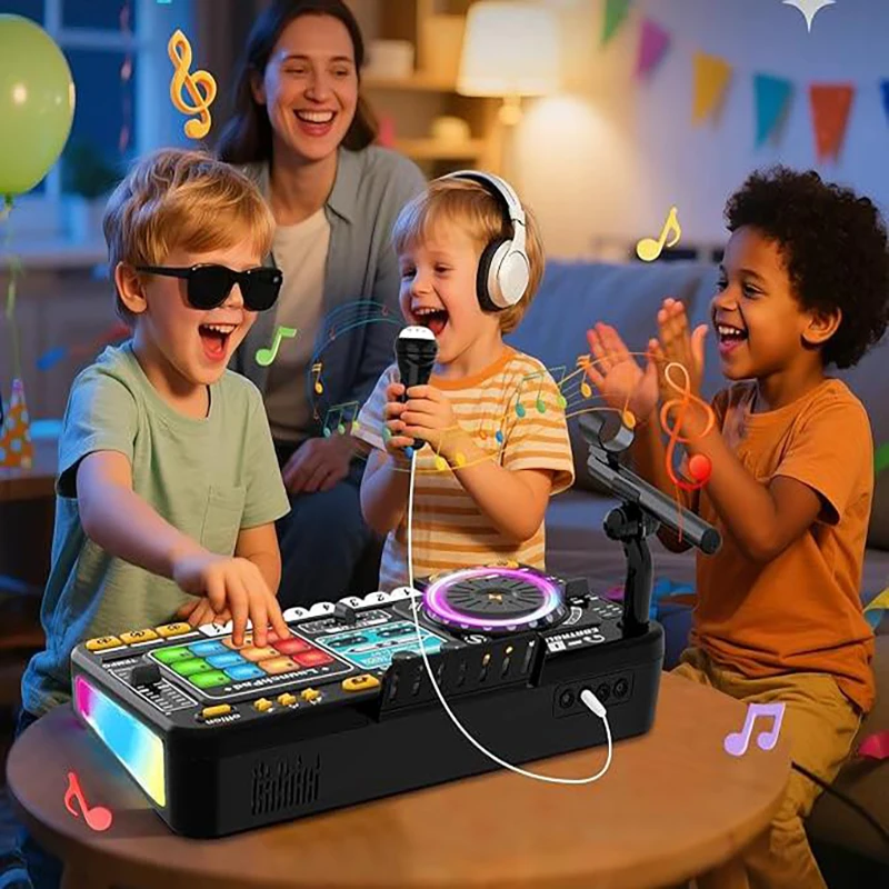 Kid DJ Mixer with Microphone E – Musical Instruments Names recenzja i cena