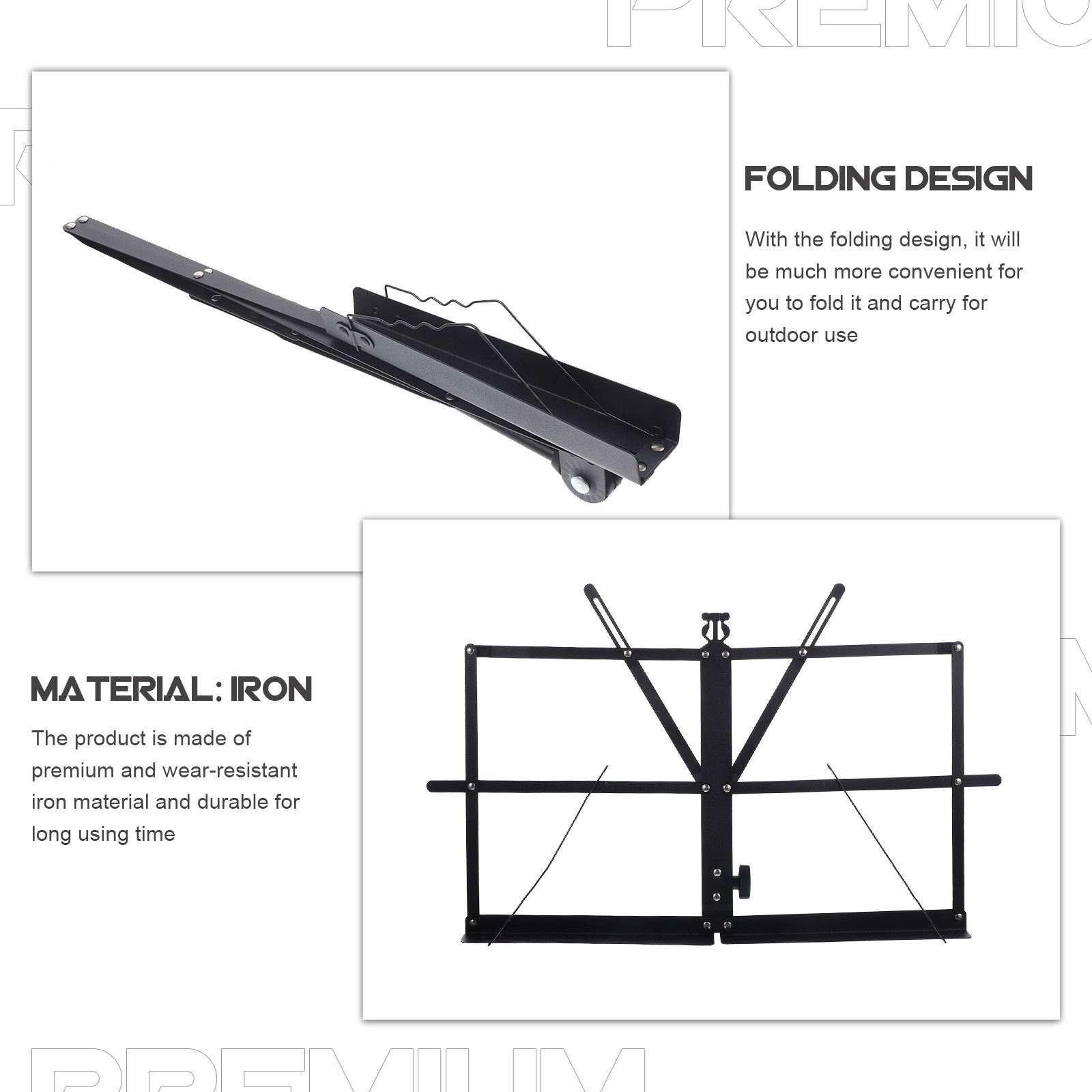 Portable Adjustable Music Stan – Musical Instrument Book recenzja i cena