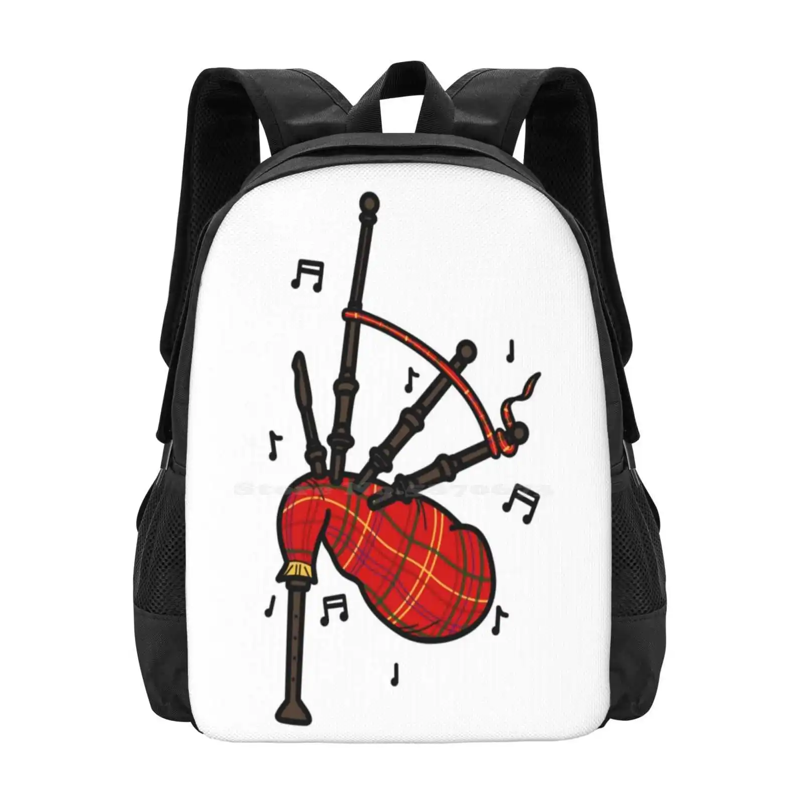 Bagpipes Pattern Design Bag St – Musical Instrument Of Scotland recenzja i cena