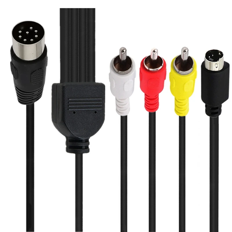 Din 8 Pin to S-video 4P Male 3 – Musical Instrument Video recenzja i cena