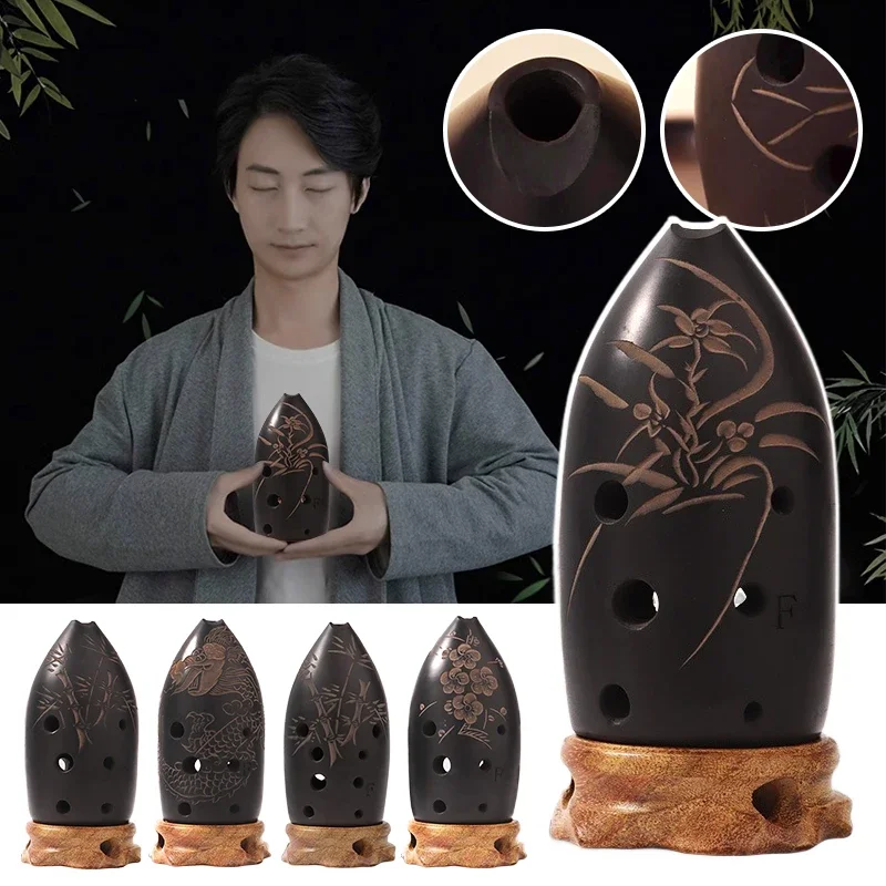 Chinese Ancient 8/10 Holes Xun – Musical Instrument Xun recenzja i cena