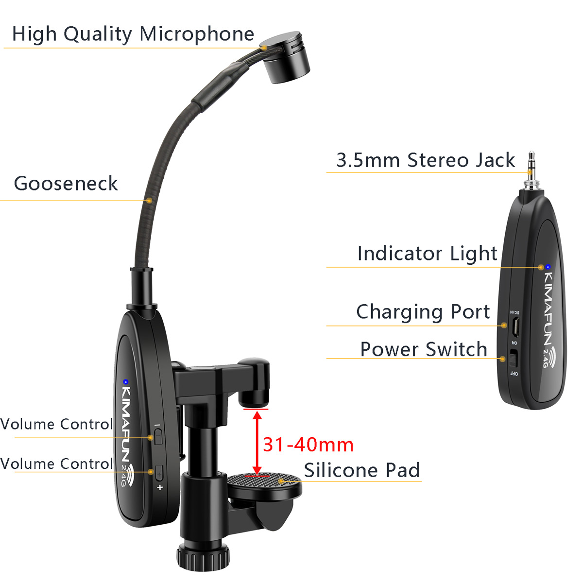 KIMAFUN 2.4G Musical Instrumen – Musical Instrument Video recenzja i cena
